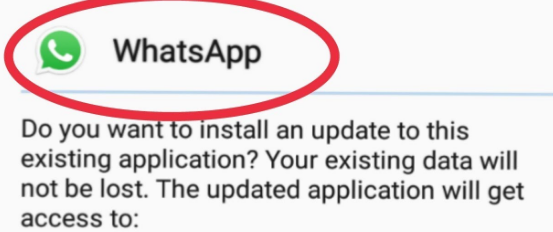 Why Whatsapp can't install on android