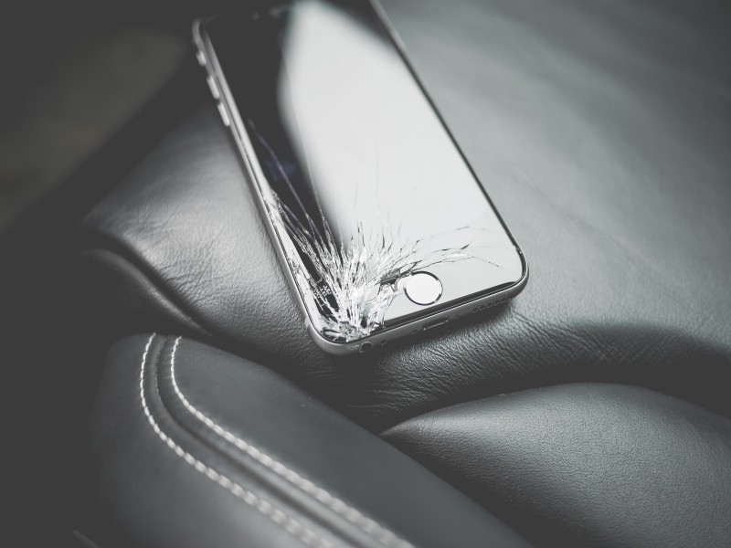 damaged iphone