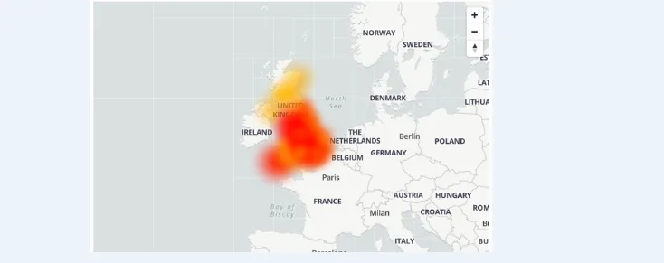 sky tv outage map