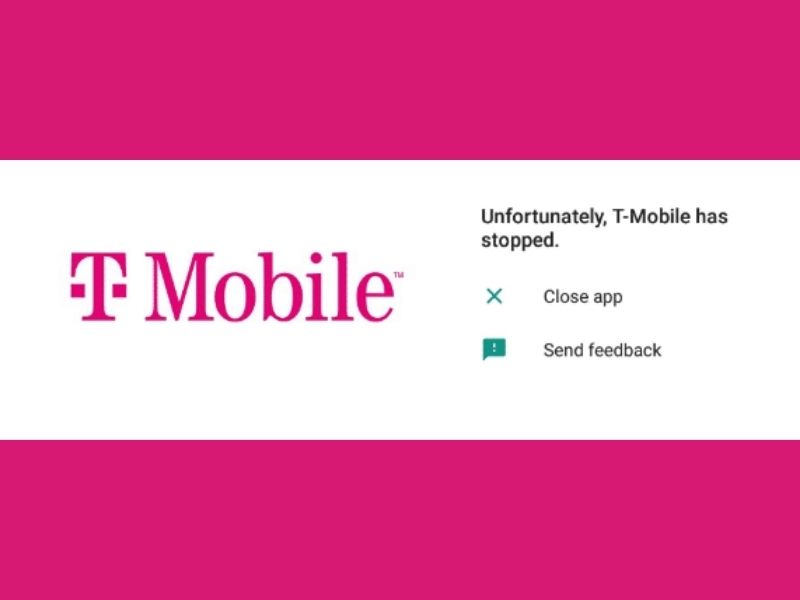 t mobile app stopped working