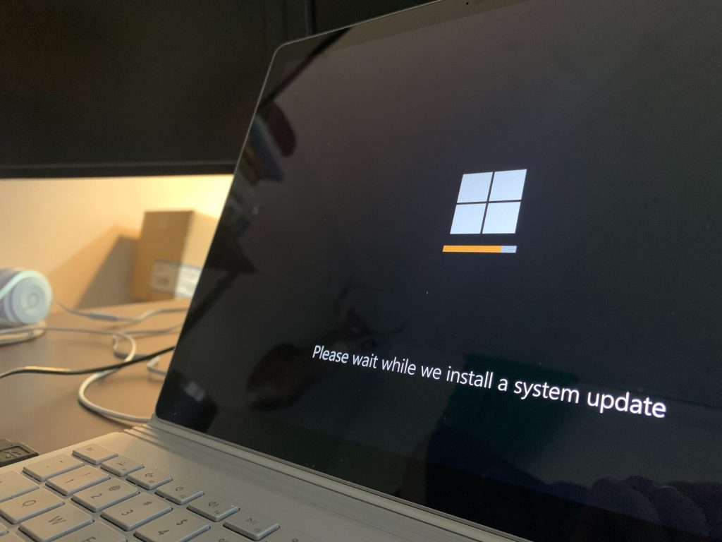 laptop system update