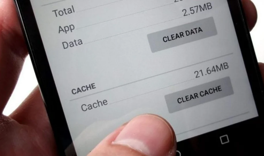 clear cache data
