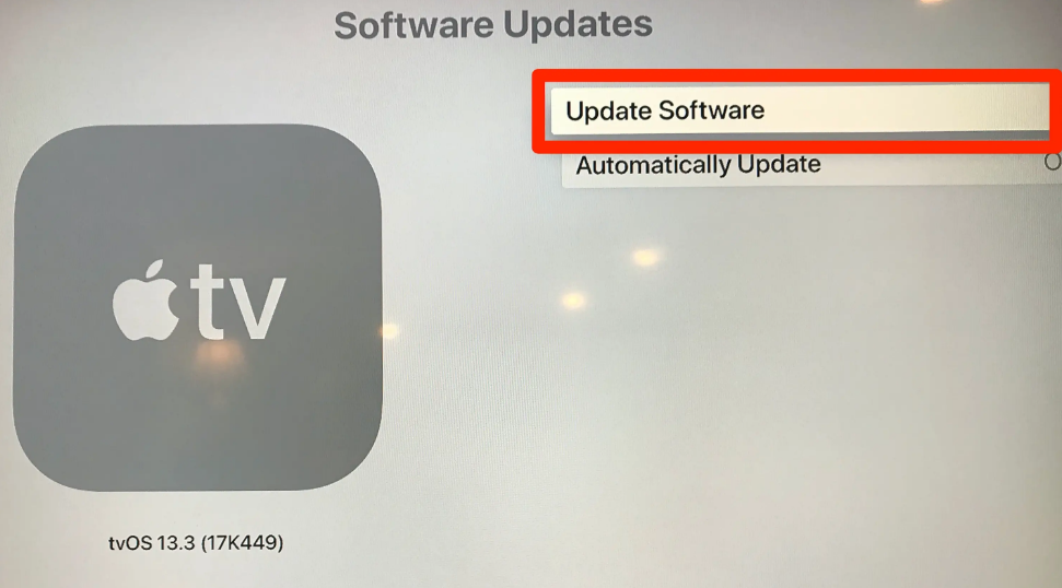 apple tv software update