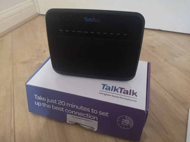 a talktalk router