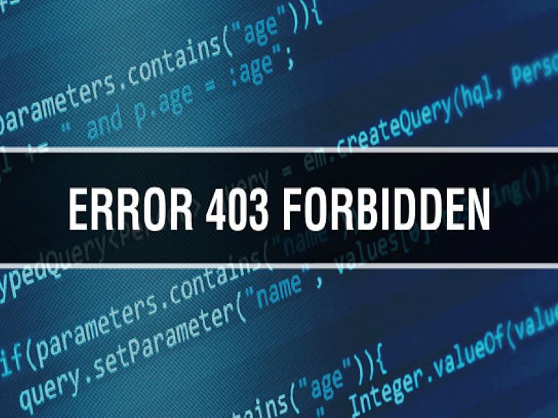 error 403 forbidden