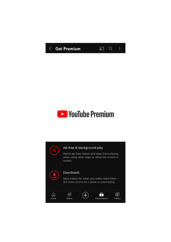 Getting YouTube Premium